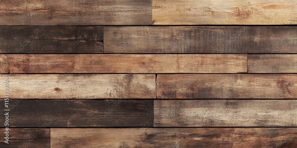 Naklejka premium Natural brown wood texture background featuring stunning wooden panel designs. This brown wood texture offers a unique space for your creative work and projects. Enhance your designs with this brown