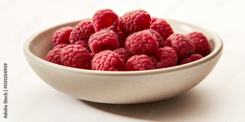 Fresh raspberries are beautifully displayed in a bowl, showcasing the vibrant color and rich texture of raspberries. This image highlights the appeal of fresh raspberries in culinary settings. Fresh raspberries are beautifully displayed in a bowl, showcasing the vibrant color and rich texture of raspberries. This image highlights the appeal of fresh raspberries in culinary settings.