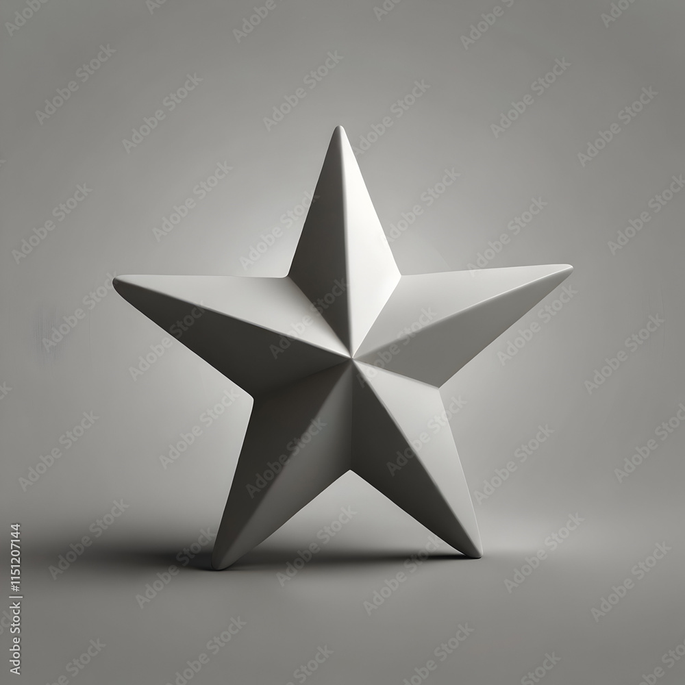 Fototapeta premium Star Icon In