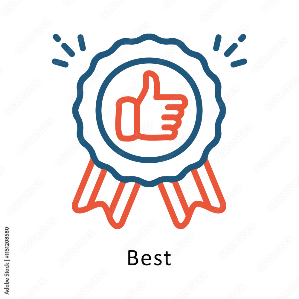 Obraz premium Best Vector Two Color Icon. Eps 10 file 