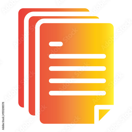 School icon on flat gradient style. learn and play icon