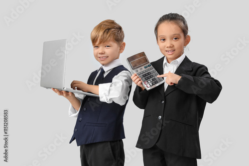 Cute little business collea...