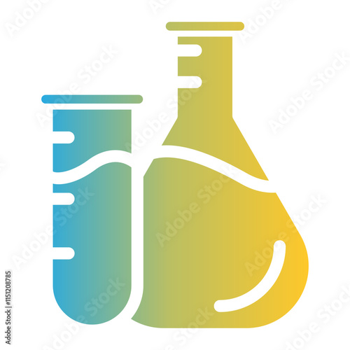 School icon on flat gradient style. learn and play icon