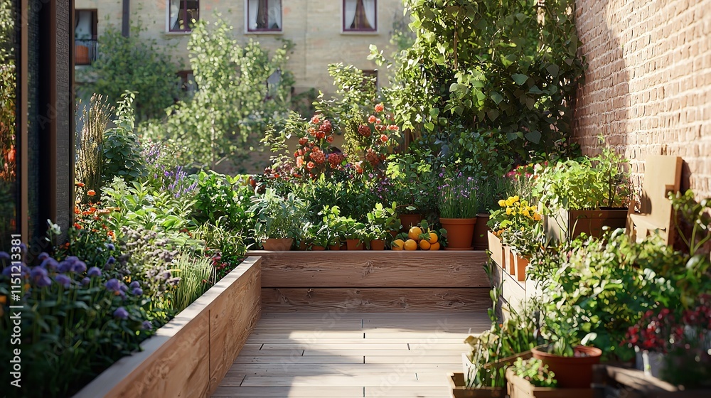 Sustainable Living Through Urban Gardening 16k Resolution Sustainable Living Through Urban Gardening 16k Resolution