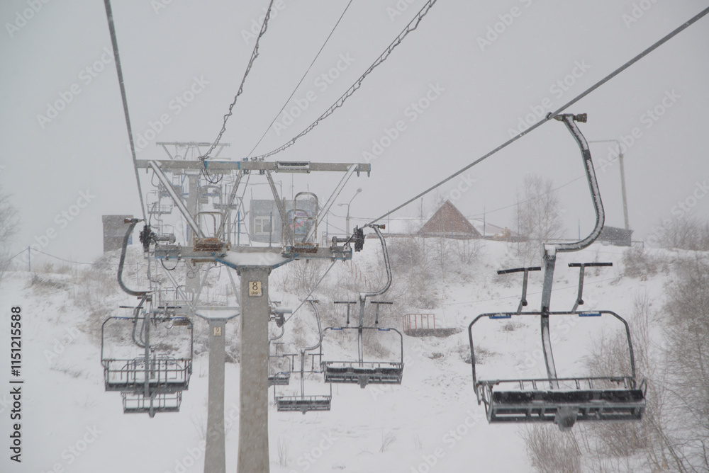 This cable car is for those who want to go up to see the beauty of Chersky stone or want to go up to the highest point of this mountain for skiing. The height of this place is 755 meters above the sea