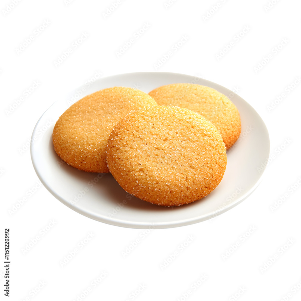 Tasty homemade butter cookies isolated on transparent background Tasty homemade butter cookies isolated on transparent background