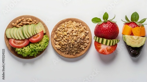 easter eggs on a wooden table