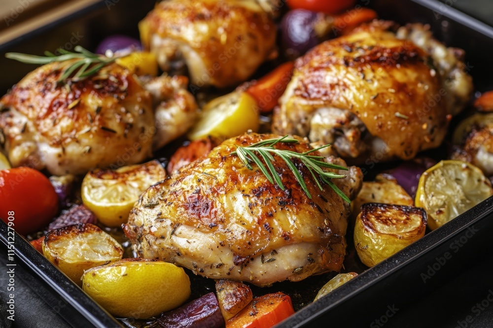 Roasted Chicken with Seasonal Vegetables Roasted Chicken with Seasonal Vegetables