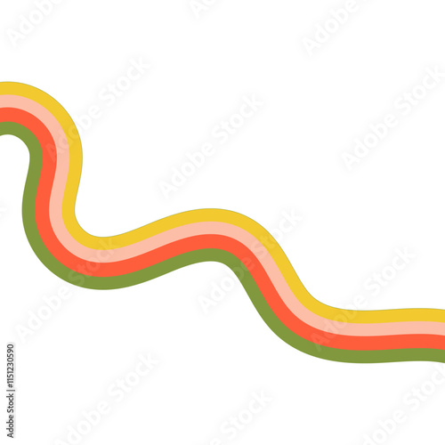 Retro Hippie Rainbow