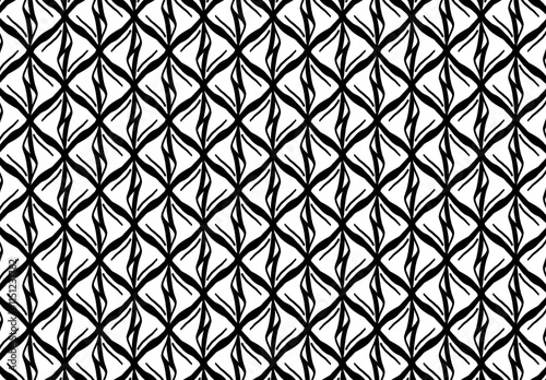 black and white seamless pattern