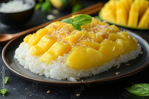 Mango Sticky Rice - A Tropical Delight photo