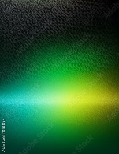 Black dark blue green emerald petrol teal lime yellow white abstract background. Color gradient ombre blend. Line stripe. Bright light flash glow glitter neon metallic. Noise grain mesh. Christmas