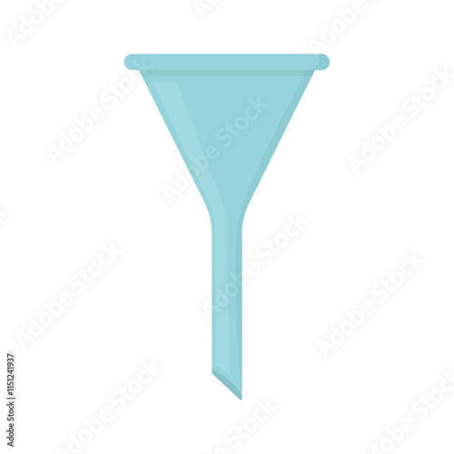 Science Lab Object Vector Illustration - Funnel Chemical