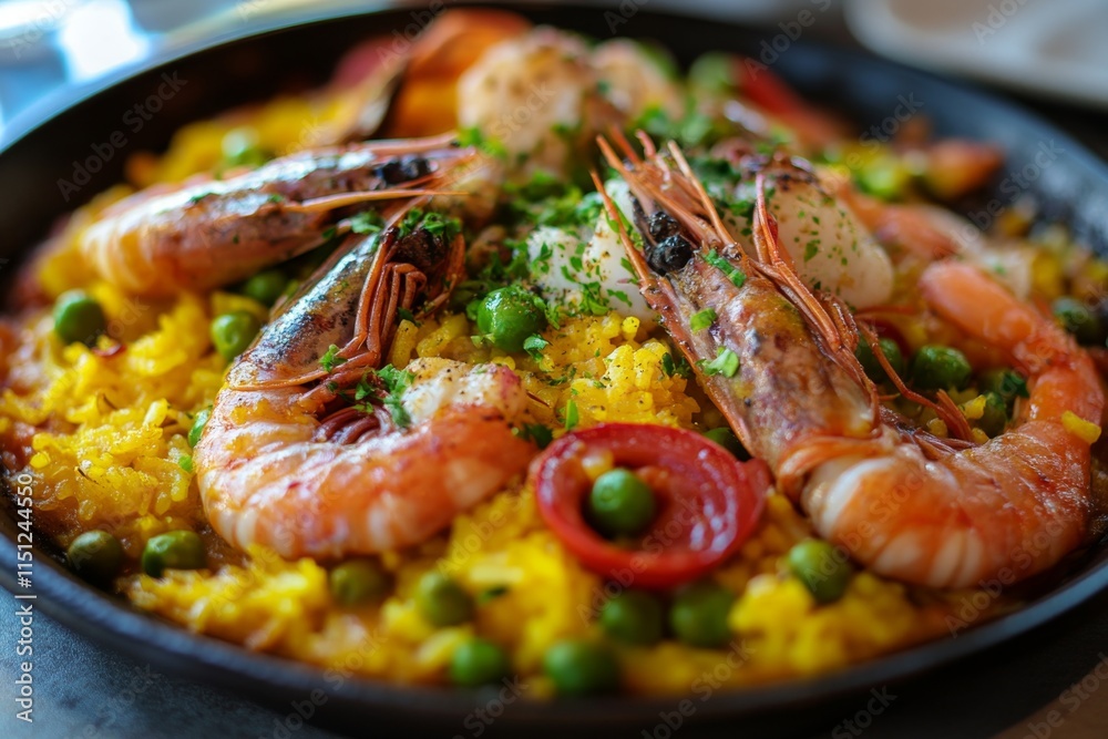 Aromatic Spanish Seafood Paella Aromatic Spanish Seafood Paella