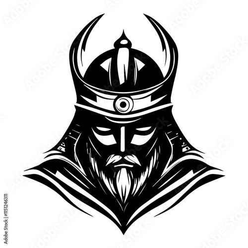 king with crown vector illustration