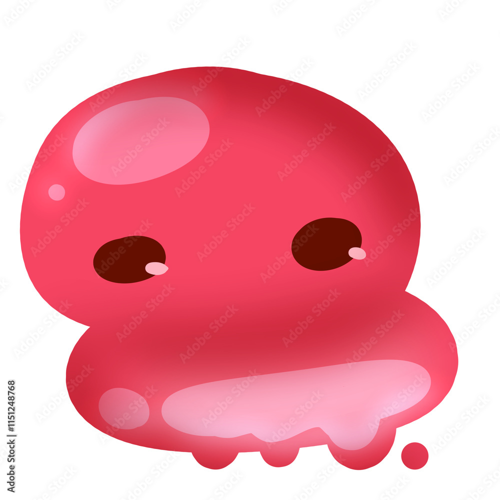 Fototapeta premium Pink slime