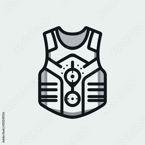 GPS Vest Vector Art & Design