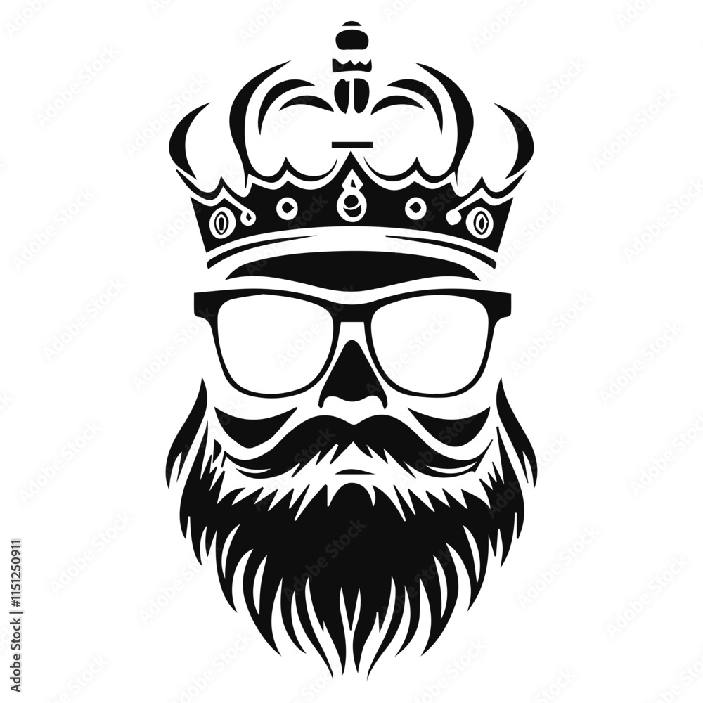 king with crown vector illustration king with crown vector illustration