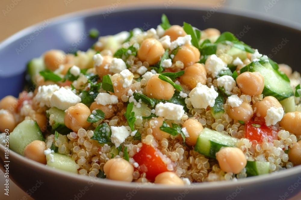 Mediterranean Quinoa Salad with Chickpeas