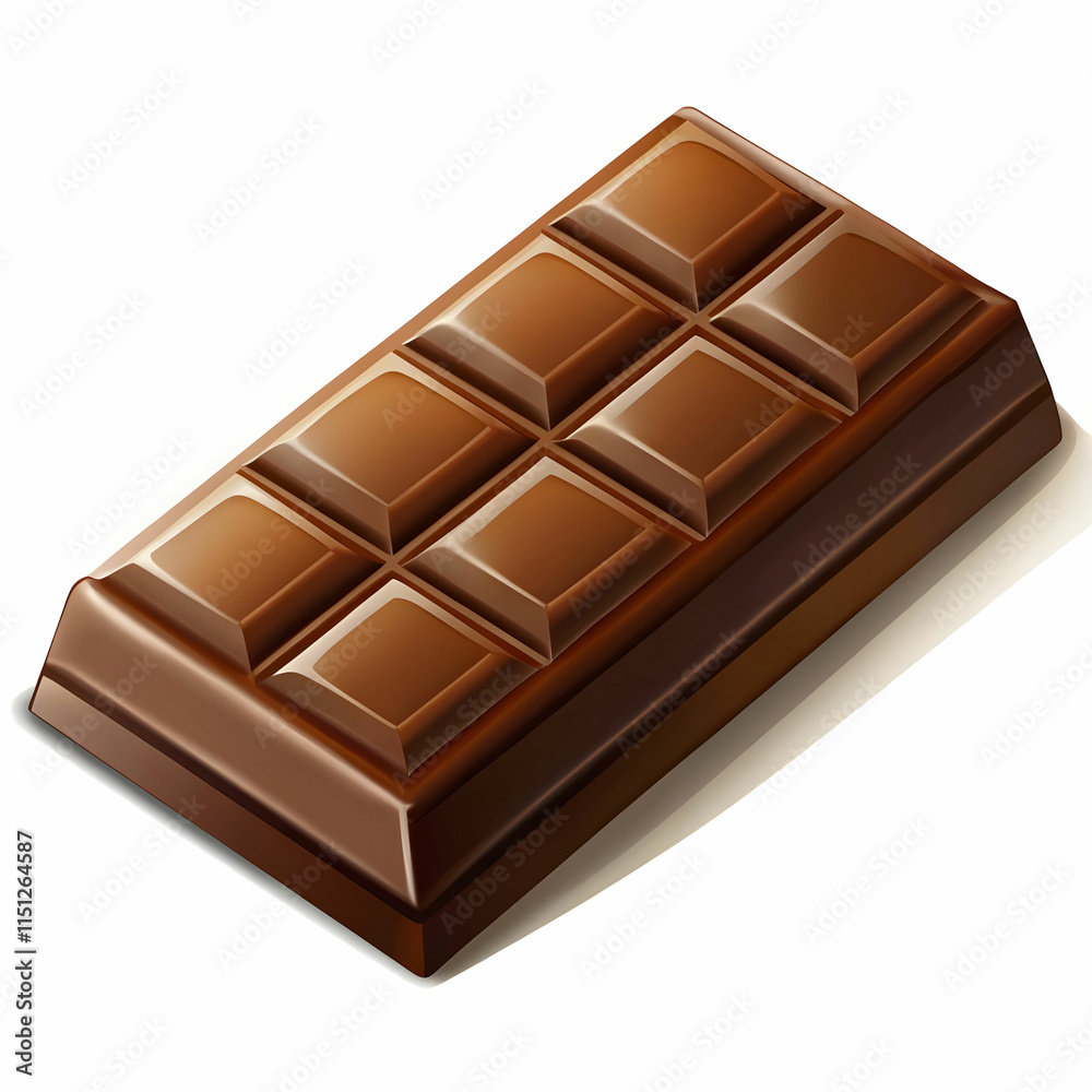 chocolate bar on white background chocolate bar on white background