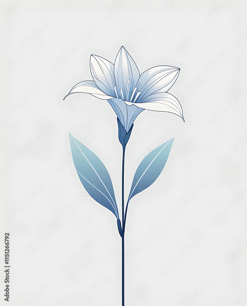 Obraz premium A beautiful vector art illustration of Alstroemerias flowers, showcasing their elegant petals and vibrant colors. Created with generative AI.