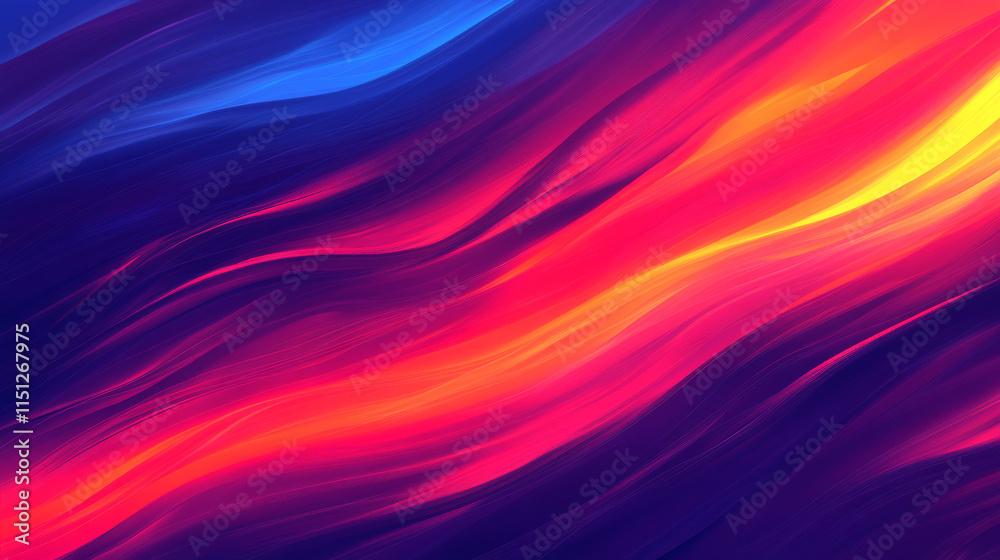 abstract background featuring flowing waves of red, orange, and blue hues, creating sense of dynamic movement and energy. Perfect for artistic and creative projects abstract background featuring flowing waves of red, orange, and blue hues, creating sense of dynamic movement and energy. Perfect for artistic and creative projects