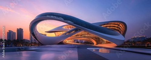 The Museum of the Future in Dubai with its futuristic architecture and design