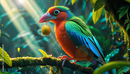 bird, parrot, animal, beak, nature, tropical, colorful, 
 a bird,feather, wildlife, green, red, macaw, tree, branch, blue, isolated, wing, exotic, parakeet, color, yellow, wild, birds, white, animals