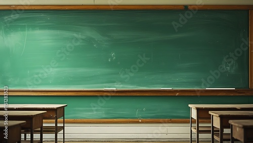 School green board for teaching students