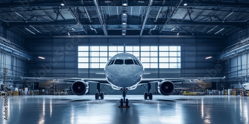 Expert plane exploitation service offered within a spacious hangar, ensuring top quality care and maintenance for all types of planes in a secure environment focused on plane safety and performance. photo