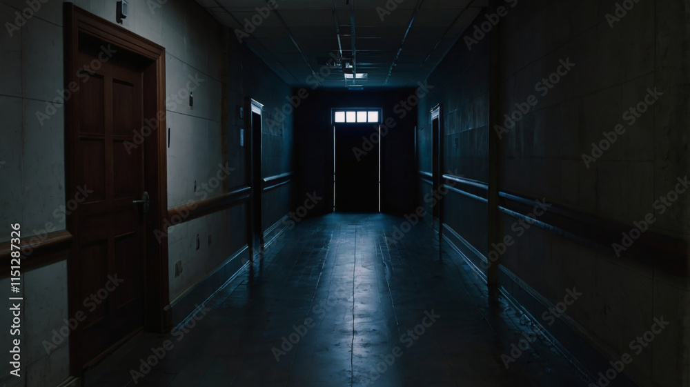 Open Door in an Empty Hallway Open Door in an Empty Hallway