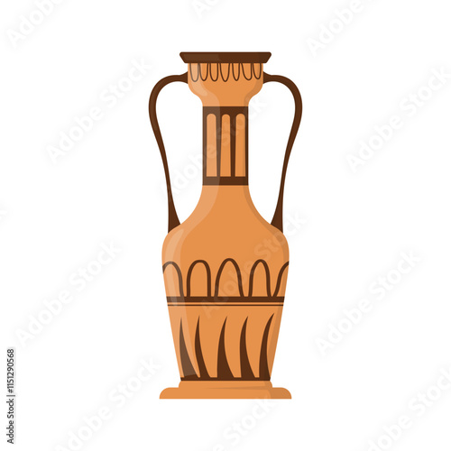 Ancient Greek Pottery And Vases Illustration - 03