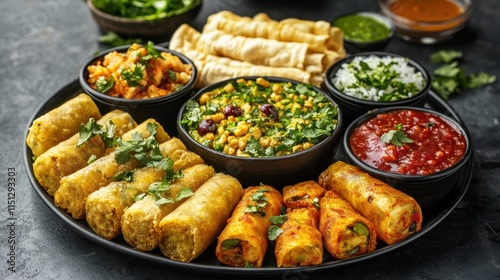 Savoring gujarati thali delight india culinary experience festive atmosphere gourmet perspective cultural cuisine