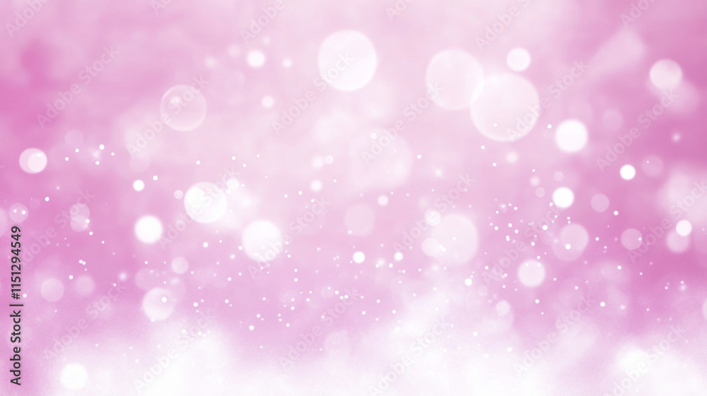 Soft pink abstract background with glowing bokeh lights creating dreamy atmosphere Soft pink abstract background with glowing bokeh lights creating dreamy atmosphere