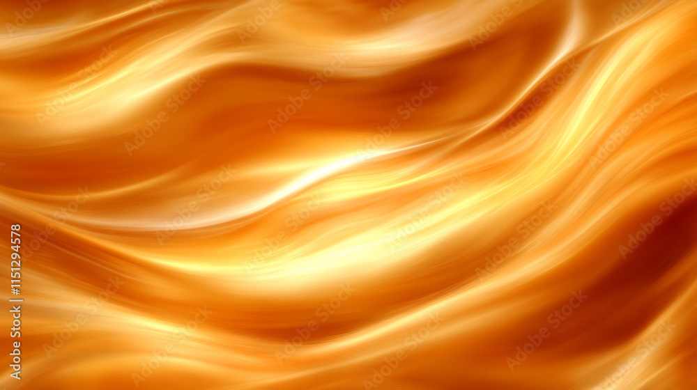Smooth golden waves create warm and inviting atmosphere Smooth golden waves create warm and inviting atmosphere
