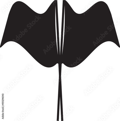 Print Color Guard Flag eps vector file for cricut and silhouette