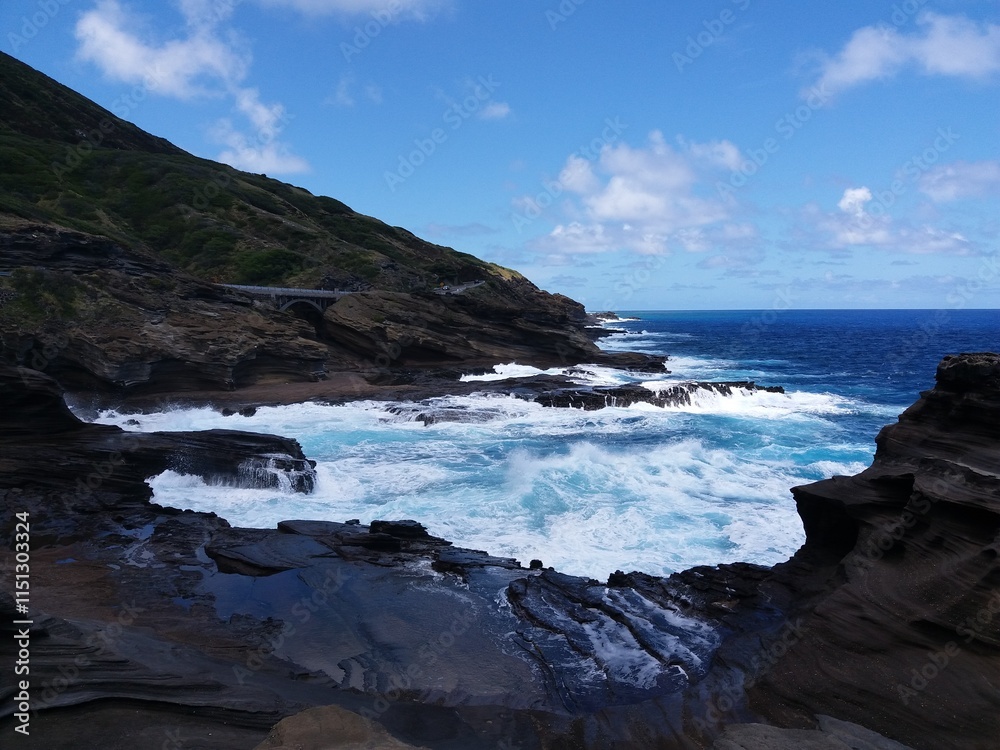 Obraz premium Oahu Coastline
