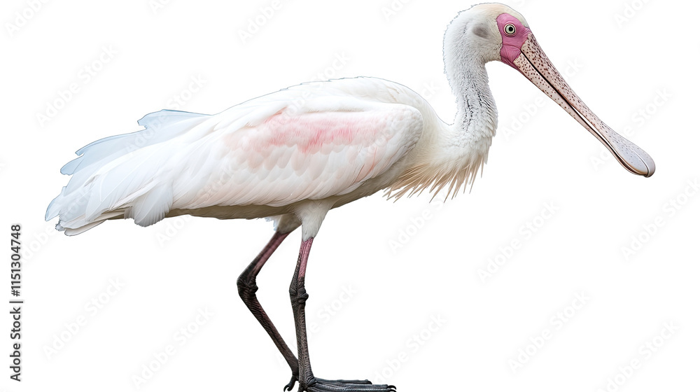 Elegant Eurasian Spoonbill Portrait Elegant Eurasian Spoonbill Portrait