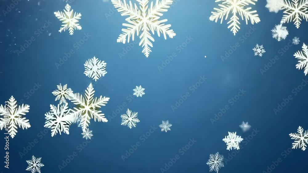 Christmas Snowfall Overlay Animation for a Magical Winter Background Christmas Snowfall Overlay Animation for a Magical Winter Background