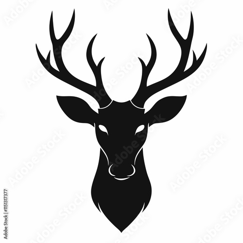 silhouette of a deer