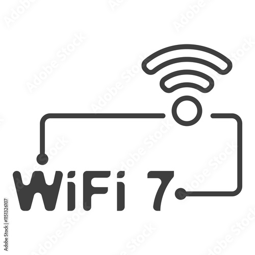 Flat symbol of free wifi zone
