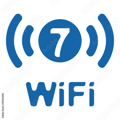 Flat symbol of free wifi zone