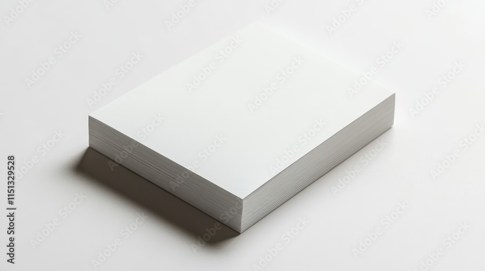 Isolated white sticky note on white background Isolated white sticky note on white background