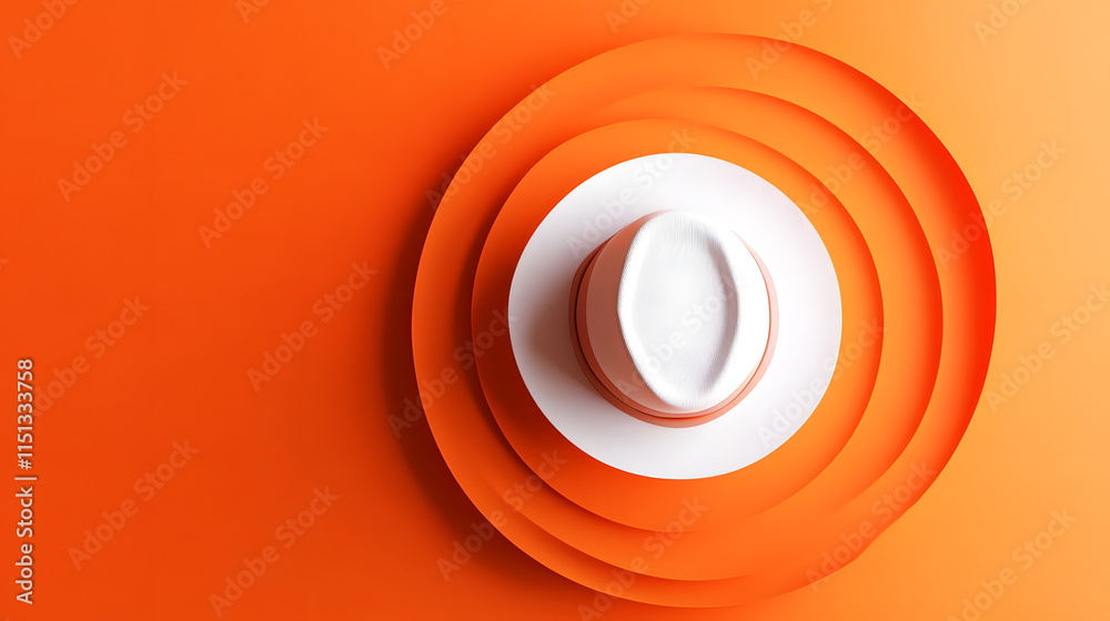abstract minimal colours background with white clouds, hat top view for wallpaper with copy space abstract minimal colours background with white clouds, hat top view for wallpaper with copy space