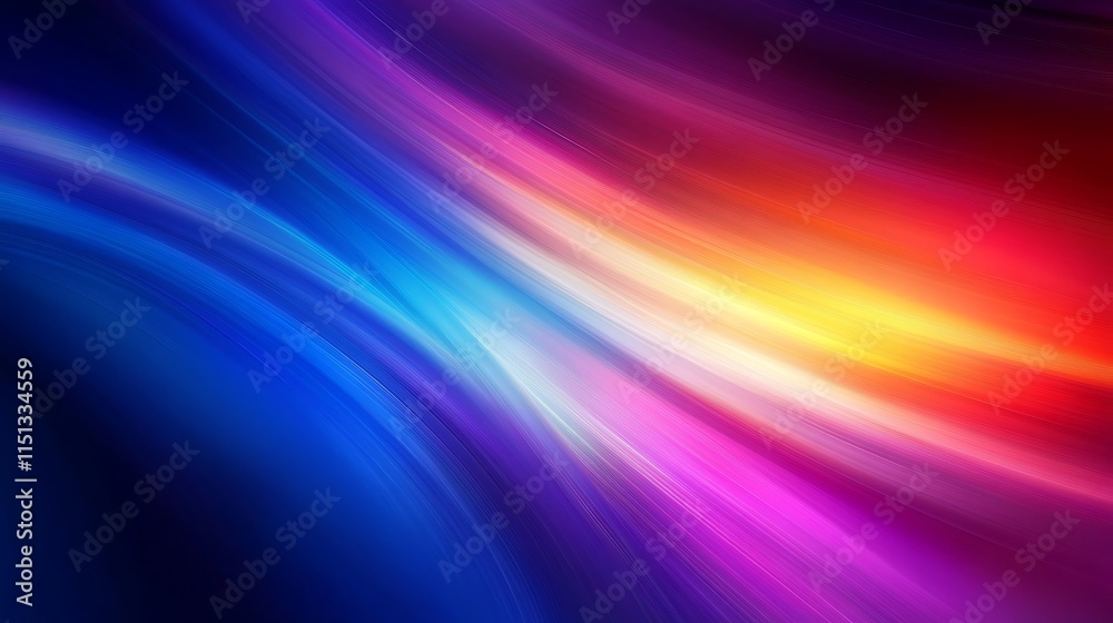 Abstract vibrant colorful dynamic flowing lines background. Abstract vibrant colorful dynamic flowing lines background.