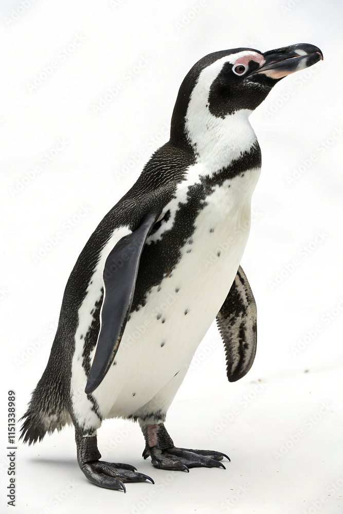 Obraz premium penguin isolated on plain white background