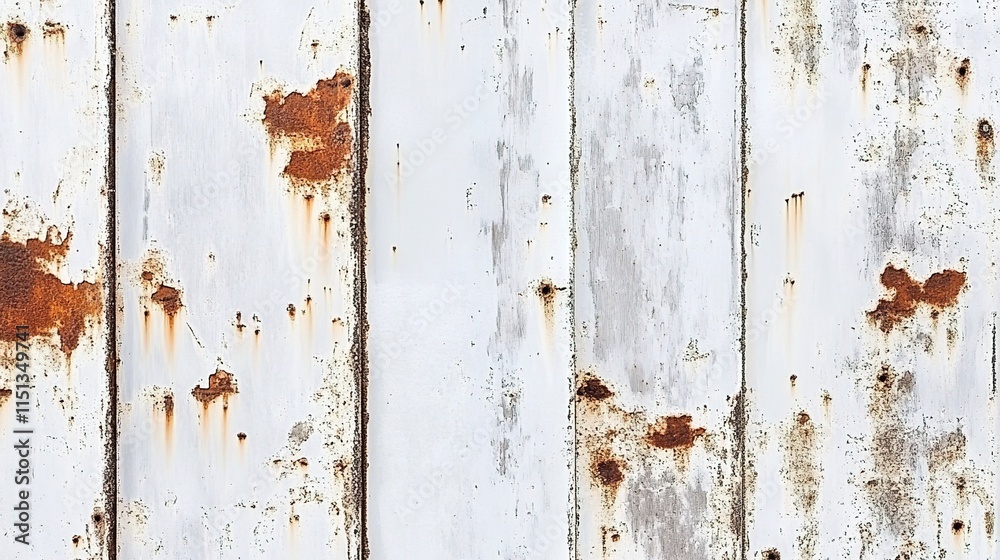 Rugged texture with rusty metal details on a grunge white background Rugged texture with rusty metal details on a grunge white background