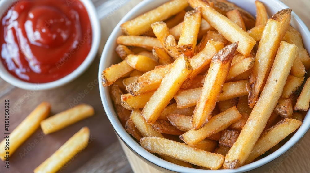 Air fryer French fries offer a delicious and healthier alternative to traditional fries, providing a crispy texture with less fat, making air fryer French fries a guilt free snack option. Air fryer French fries offer a delicious and healthier alternative to traditional fries, providing a crispy texture with less fat, making air fryer French fries a guilt free snack option.