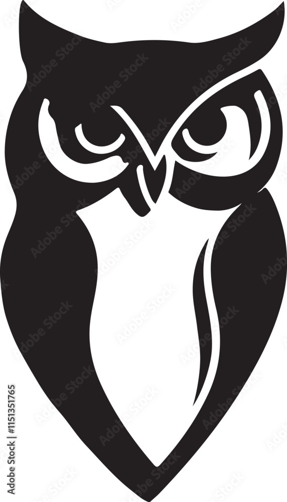 owl icon vector art illustration on a white background.
owl icon vector art illustration on a white background.