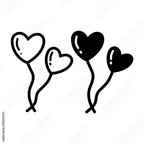 heart balloons 